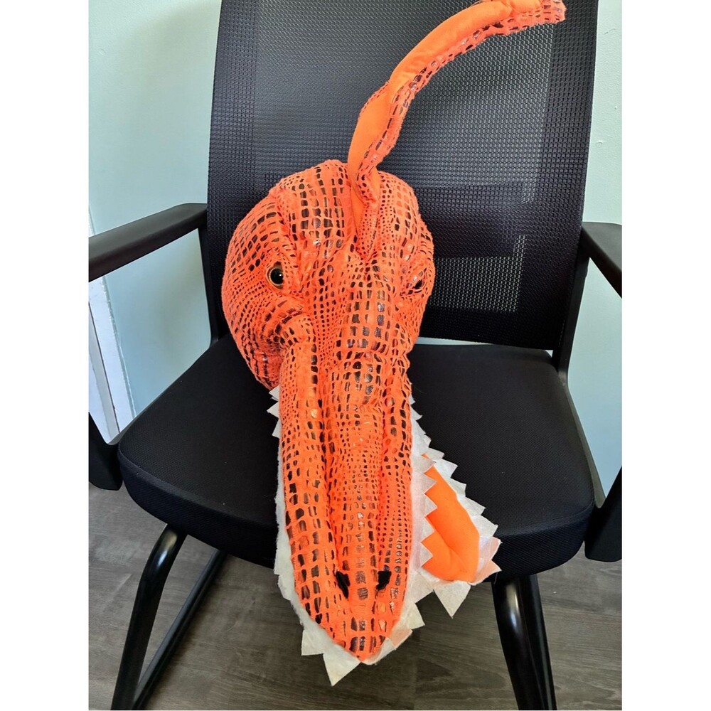 Pottery Barn Kids Orange Pterodactyl Dinosaur Halloween Costume HEAD ONLY - Picture 2 of 7